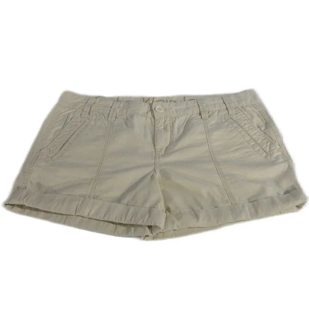 Calvin Klein Jeans Khaki Cuffed Shorts Size 10